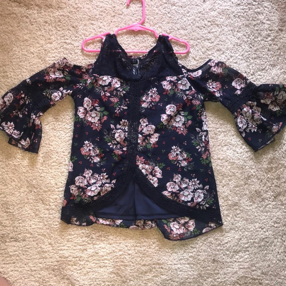 Navy blue blouse